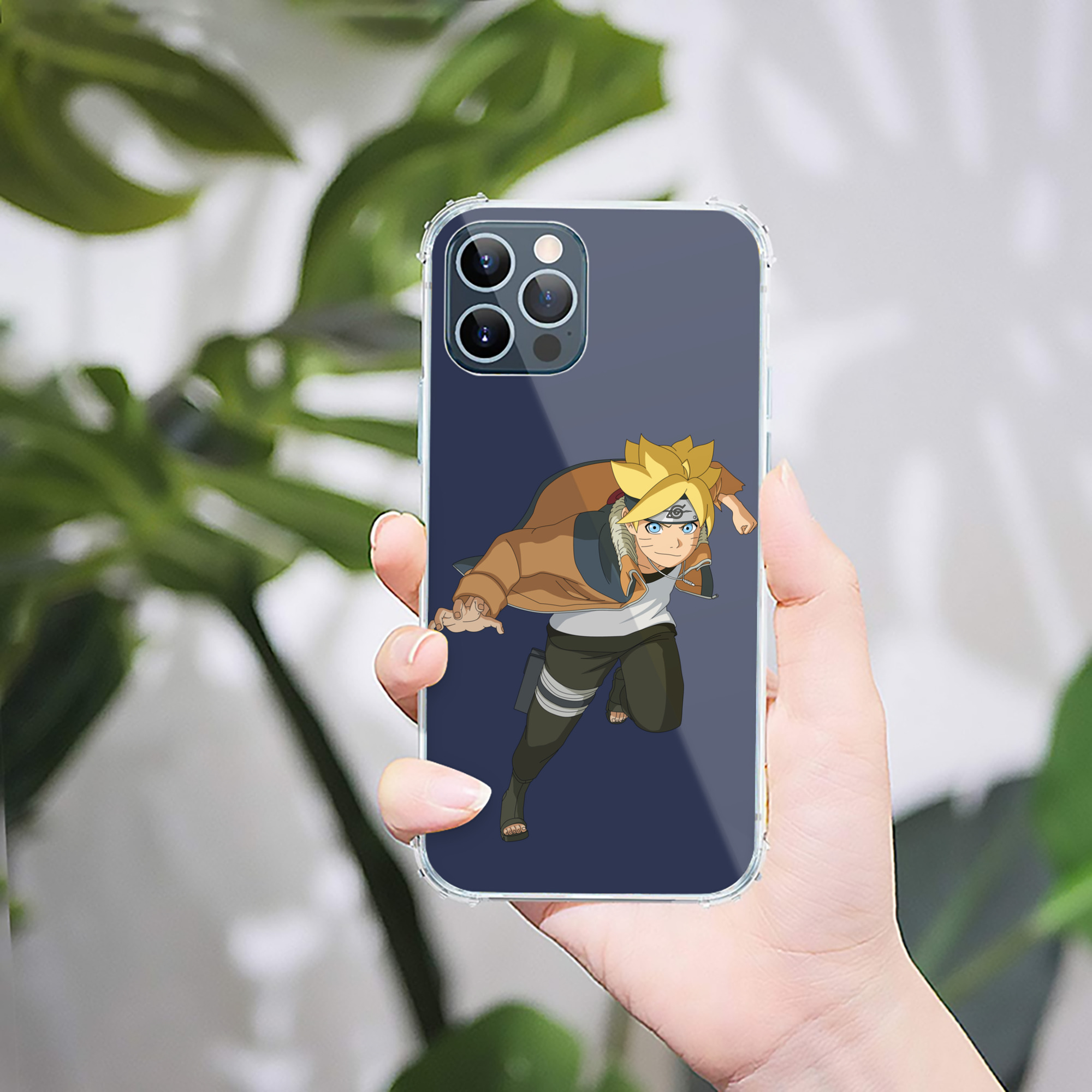 （画像用） NARUTO -ナルト- うずまき ナルト Uzumaki Naruto 【iPhone 12シリーズ対応】透明スマホケース（クリアソフトケース）